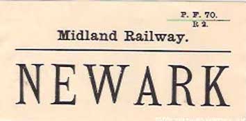 A Midland Railway Luggae Label