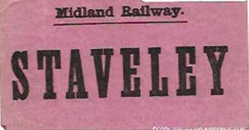 A Midland Railway Luggae Label