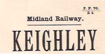 A Midland Railway Luggae Label