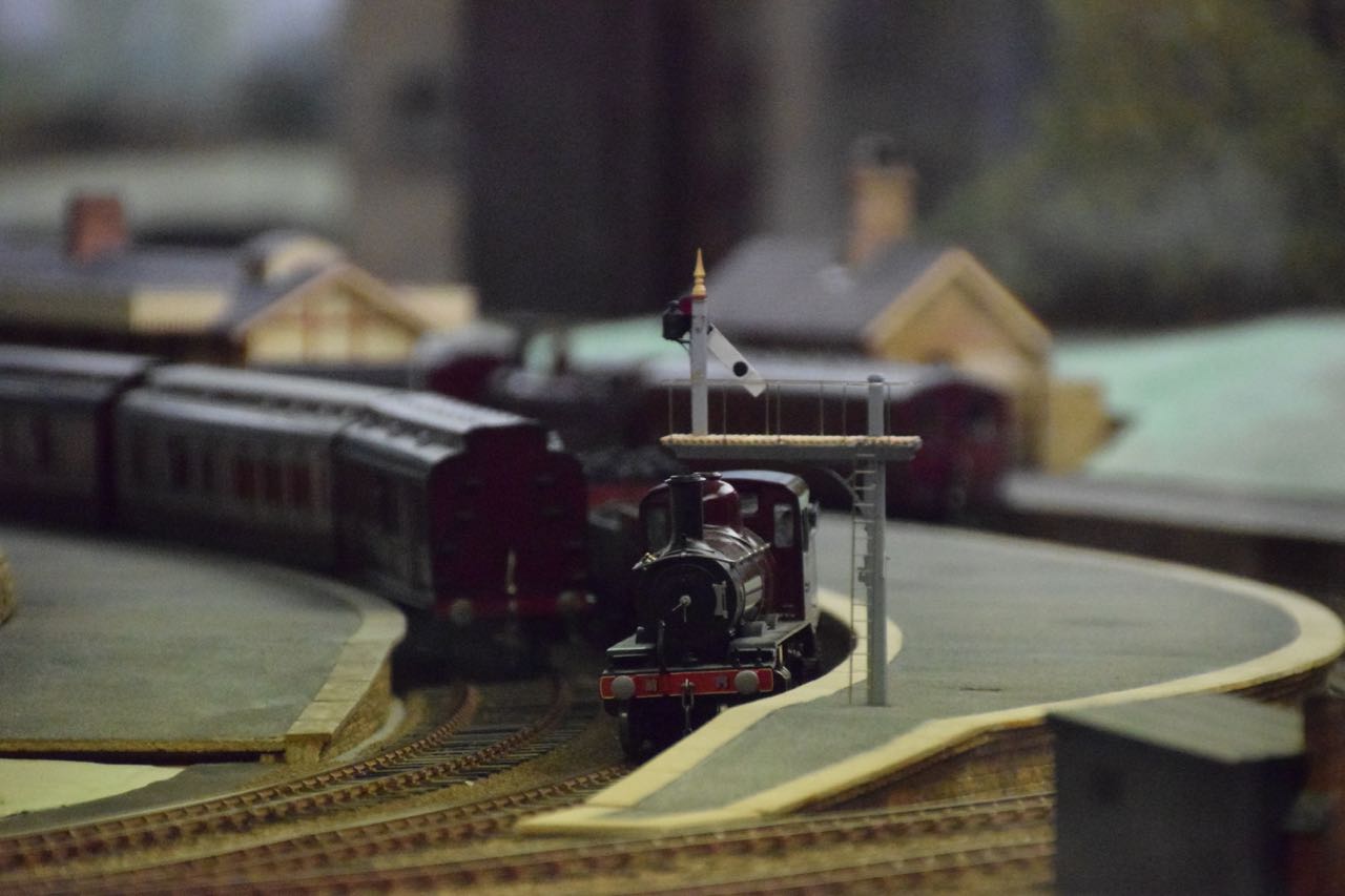 A view of the model railway in Derby's Silk Mill Museum