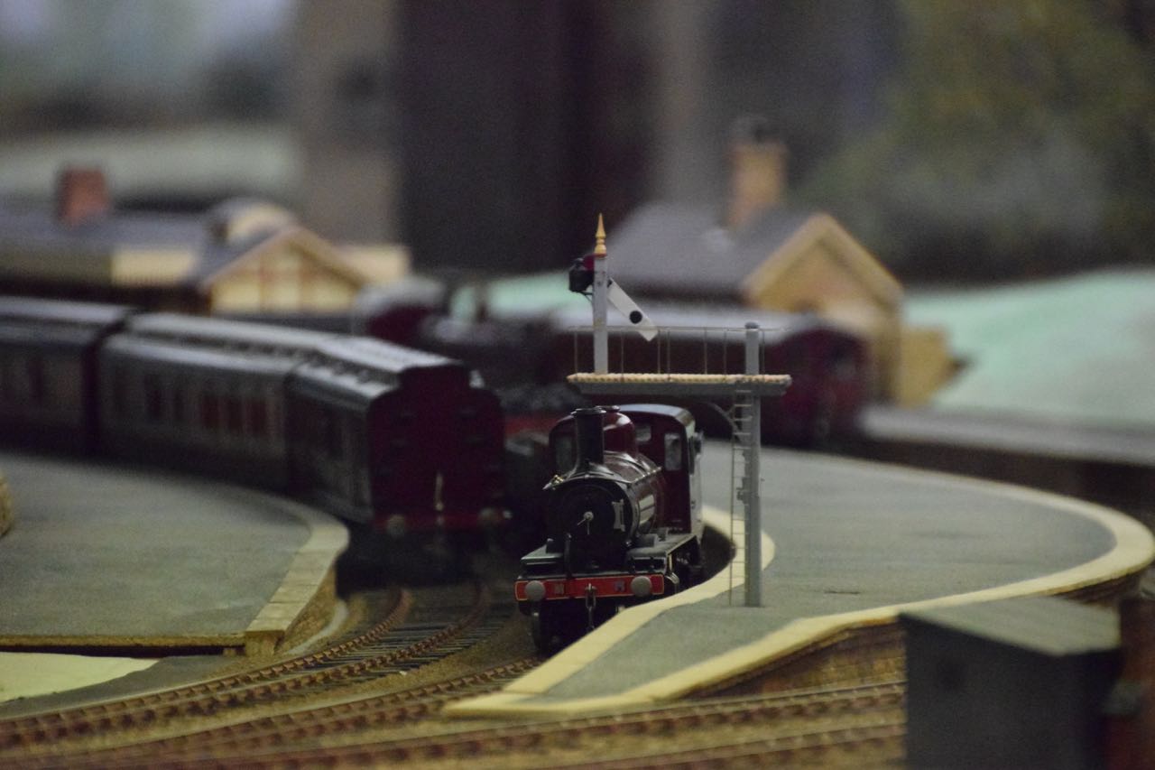 A view of the old model railway in Derby's Silk Mill Museum