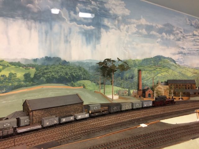 A view of the model railway in Derby's Silk Mill Museum