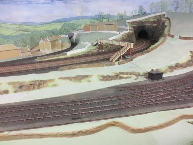 A view of the model railway in Derby's Silk Mill Museum