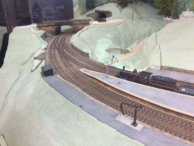 A view of the model railway in Derby's Silk Mill Museum