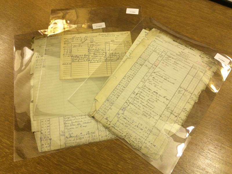 Representative sample of sheets from the Ben Taylor Collection