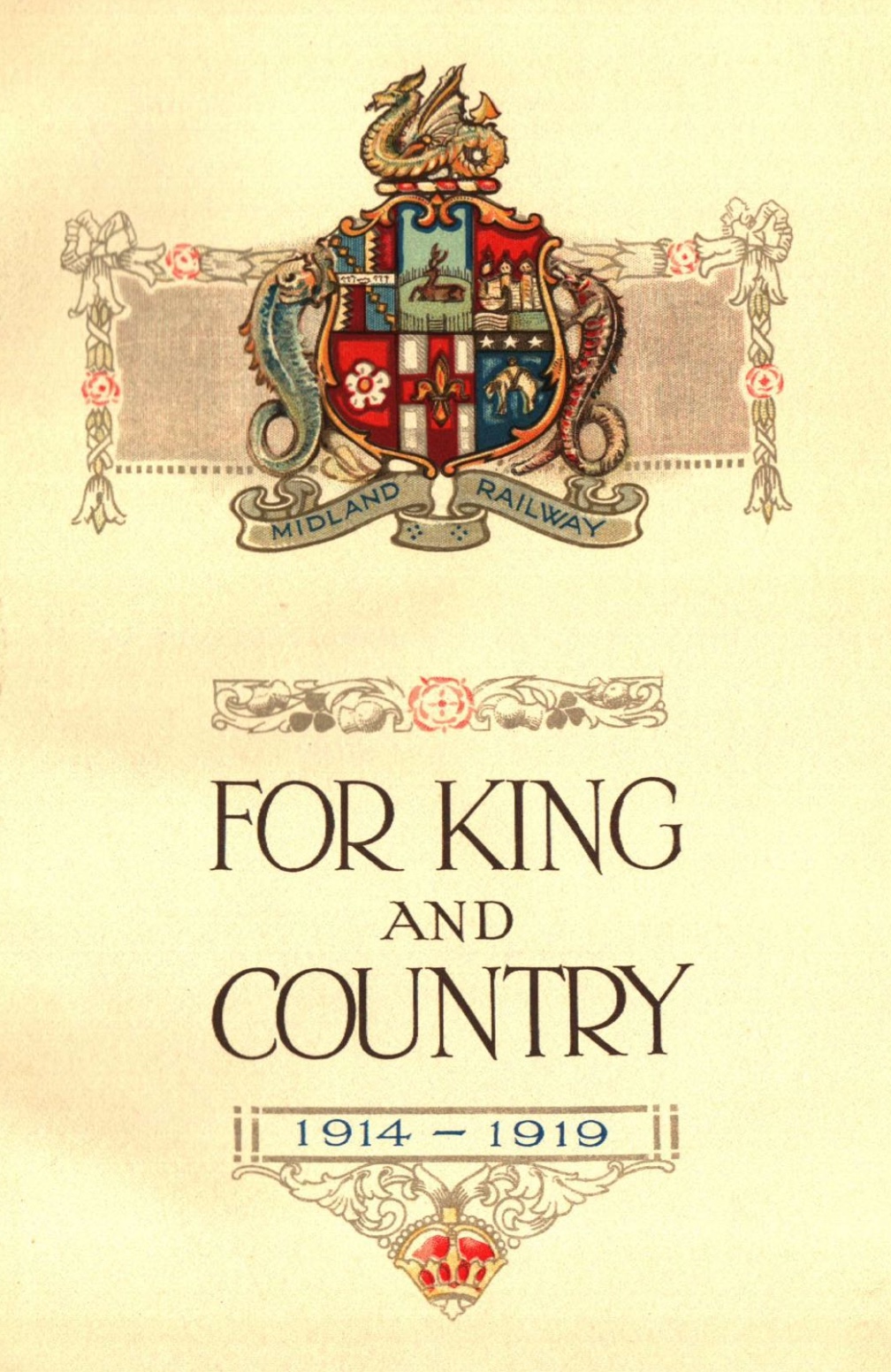 In Remembrance of the brave men of the Midland Railway who gave their lives in the Great War 1914–1919<br>01
