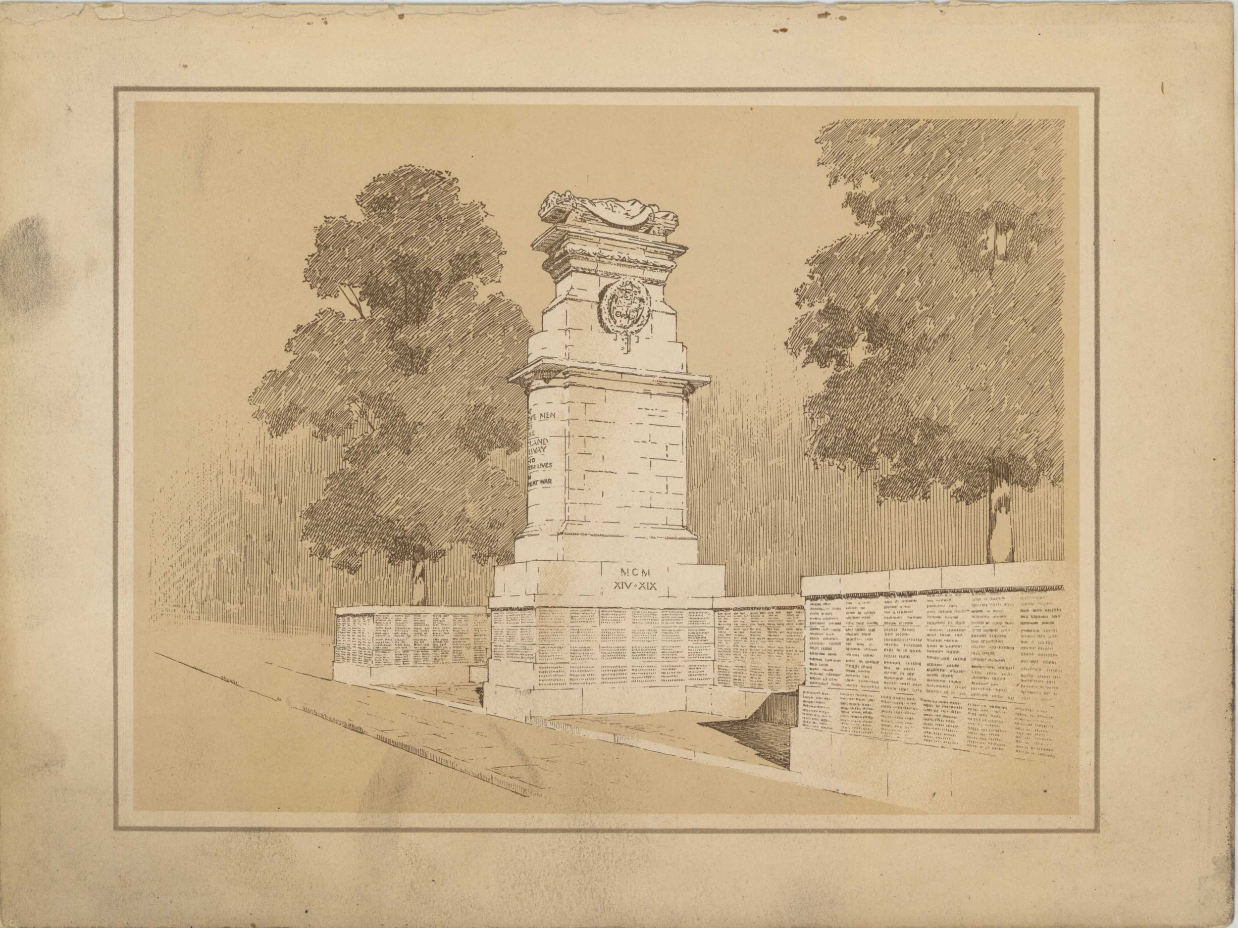 In Remembrance of the brave men of the Midland Railway who gave their lives in the Great War 1914–1919<br>02