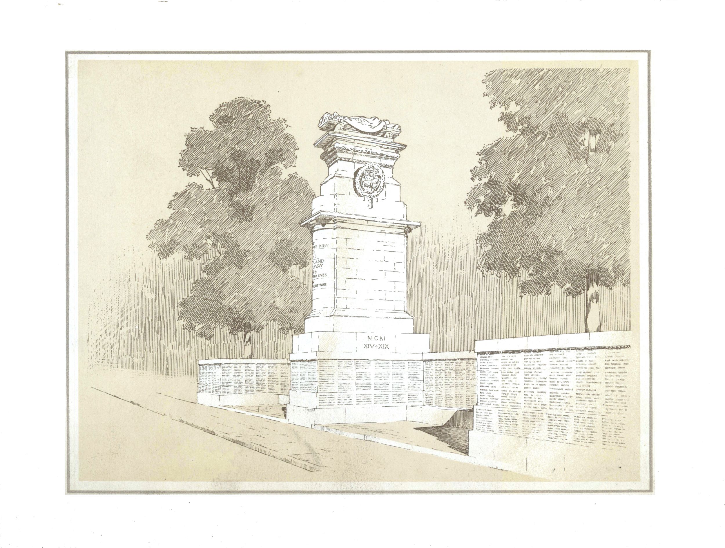 In Remembrance of the brave men of the Midland Railway who gave their lives in the Great War 1914–1919<br>43