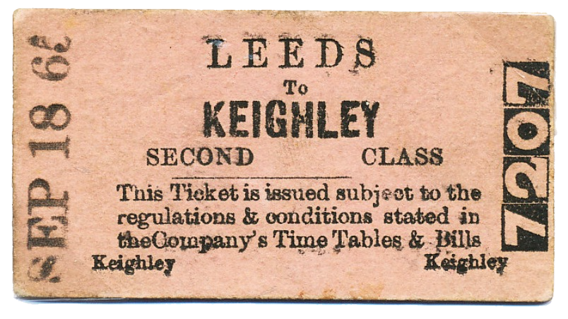 A Midland Railway Ticket