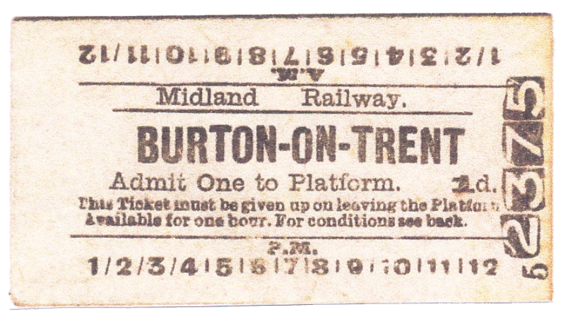 A Midland Railway Ticket