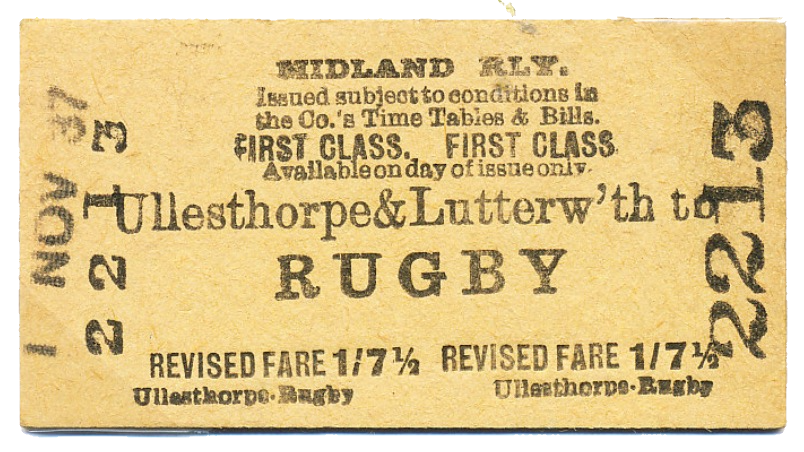 A Midland Railway Ticket