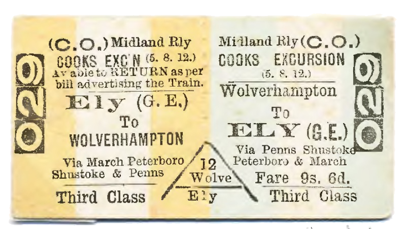 A Midland Railway Ticket