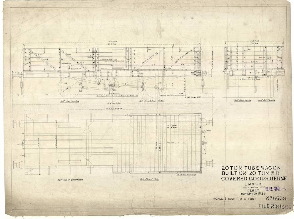 Carriage & Wagon drawing 88-D2106