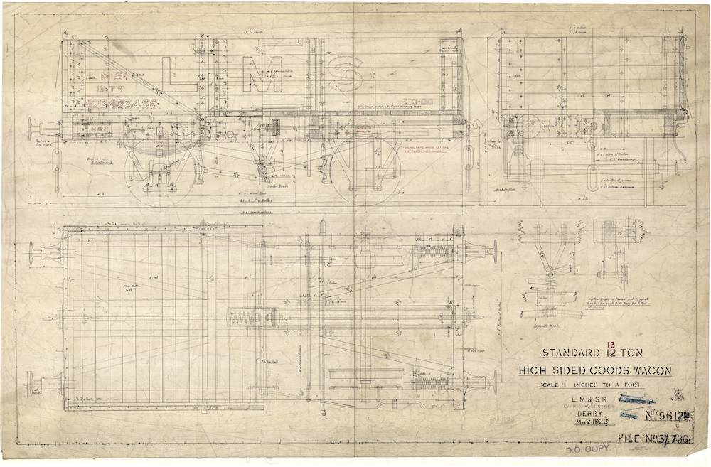 Carriage & Wagon drawing 88-D2113