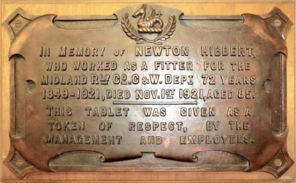 Newton Hibbert plaque